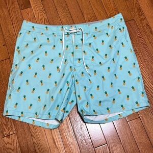 Bonobos Pineapple Swim Trunks Size 36